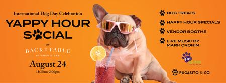 Yappy Hour Social Tickets, Sat, Aug 24, 2024 at 11:30 AM | Eventbrite