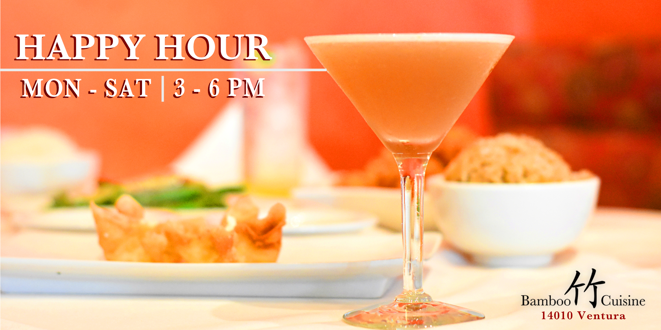 Happy Hour at Bamboo Cuisine!