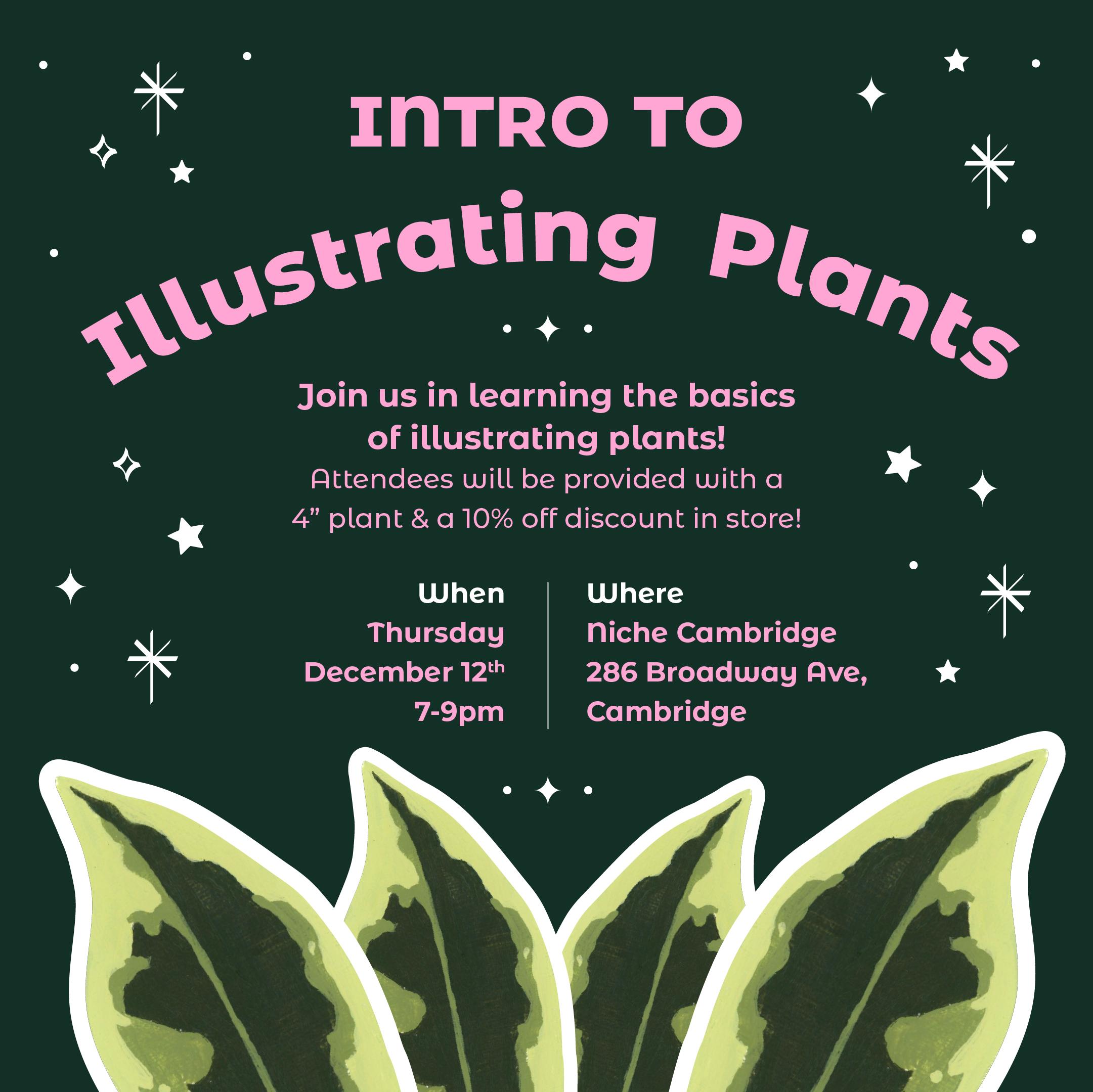 Intro to Illustrating Plants Workshop