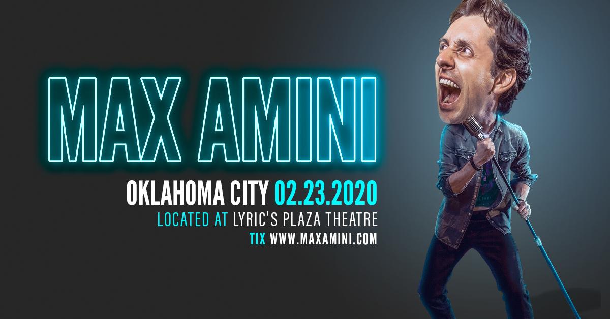 Max Amini Live in Oklahoma - 2020 World Tour