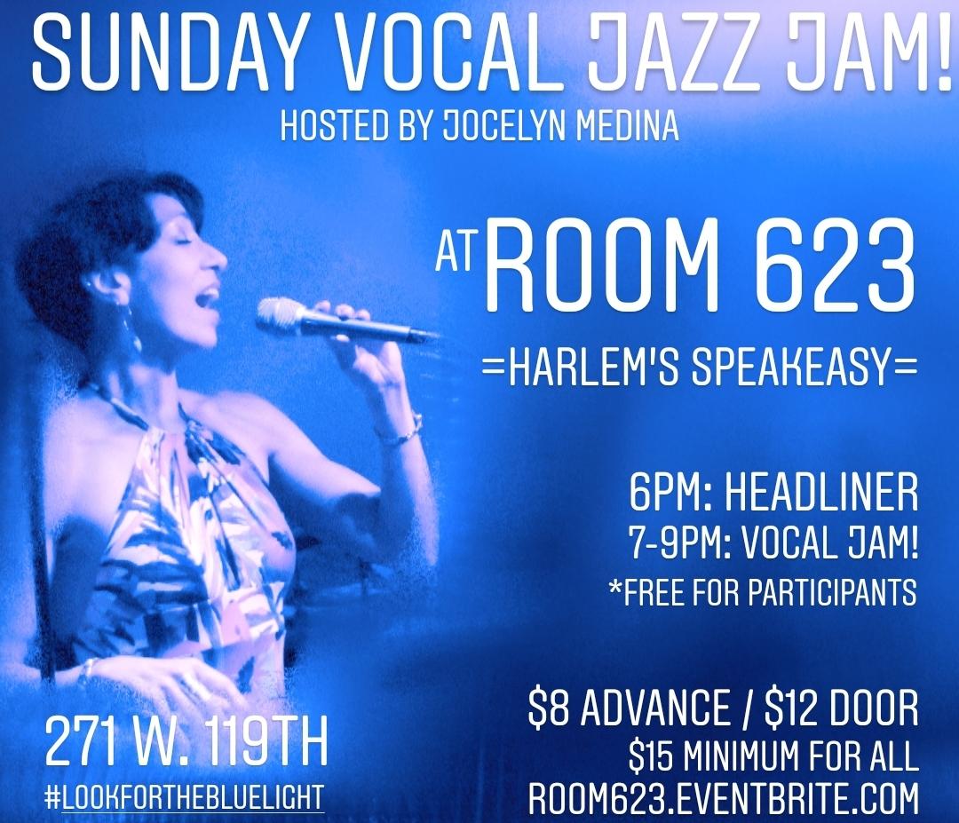 Sunday Vocal Jazz Jam at ROOM 623
