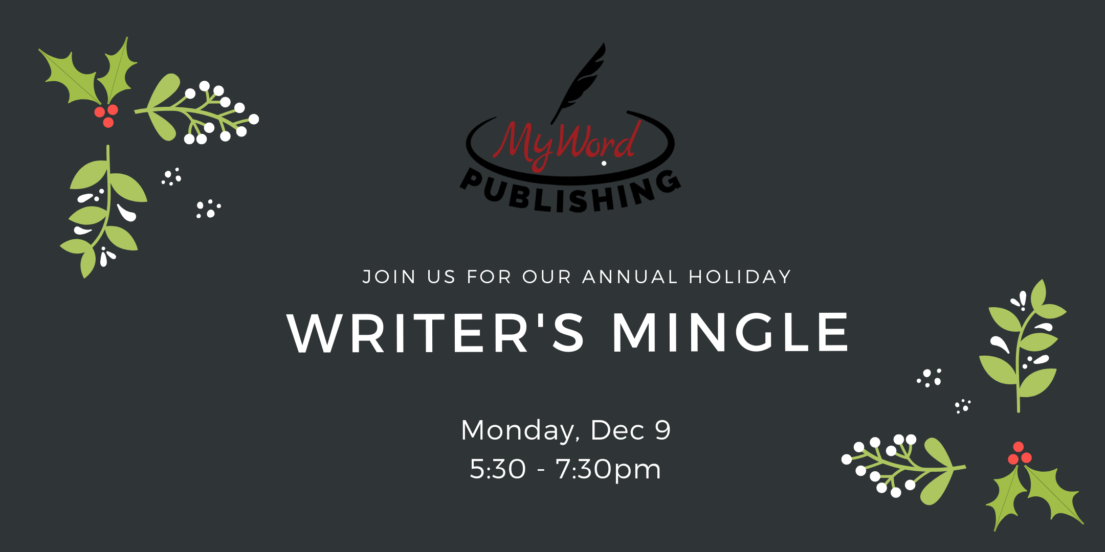 Holiday Writers Mingle