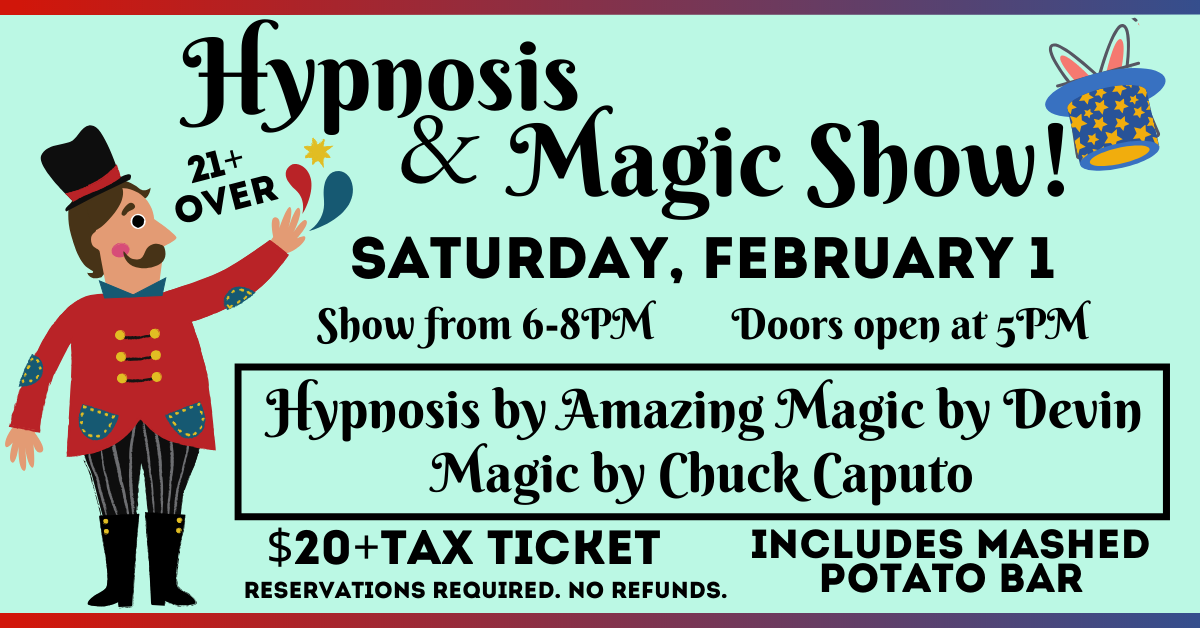 Magic and Hypnosis Show at the Winery