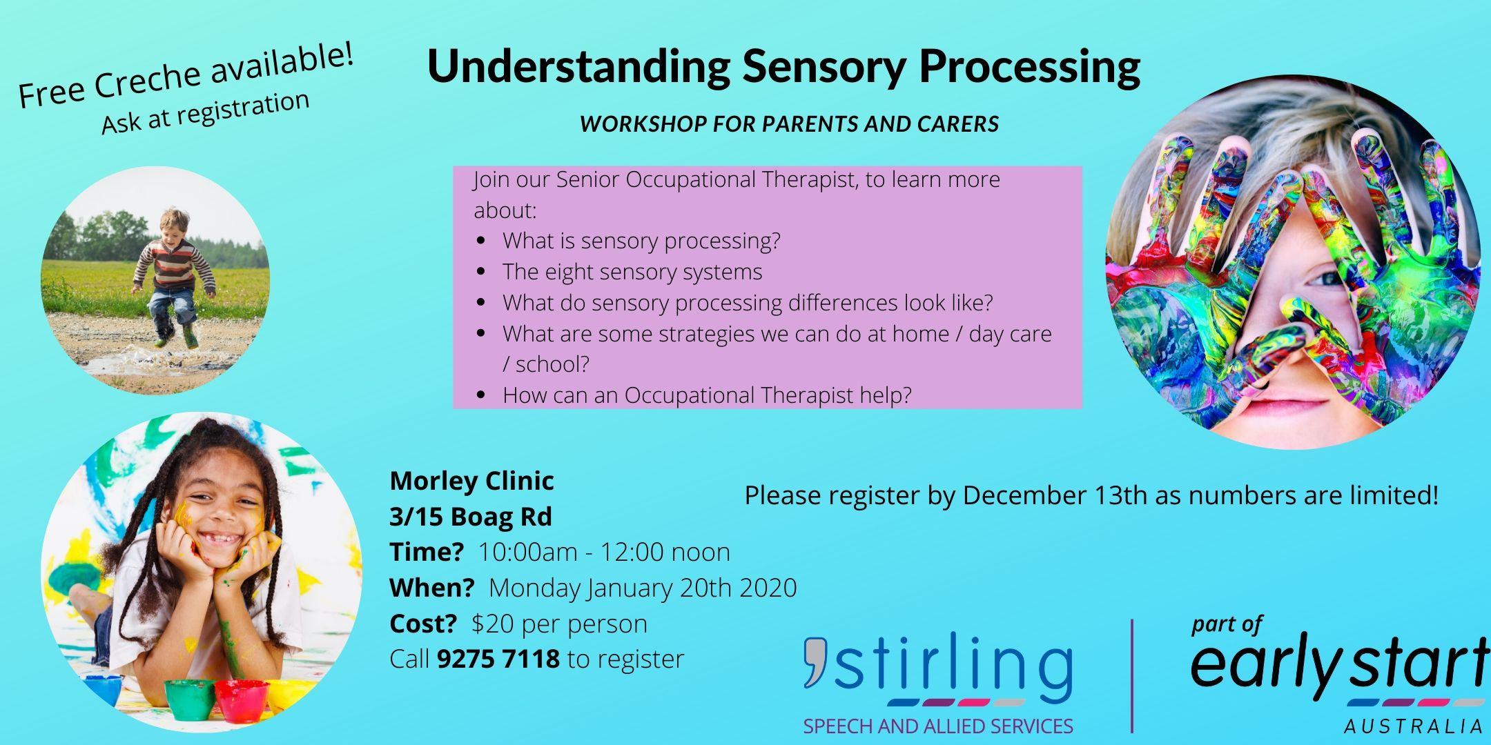 Understanding Sensory Processing - Workshop for Parents and Carers Morley