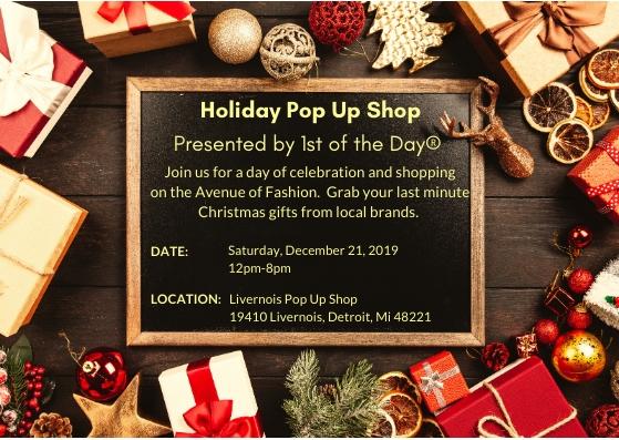 1st of the Day Holiday Pop Up Experience