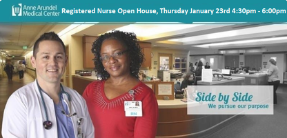 Registered Nurse Open House January 23rd 2020 4 30pm 6 00pm