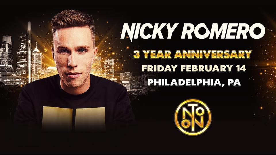Nicky Romero @ Noto Philly Feb 14