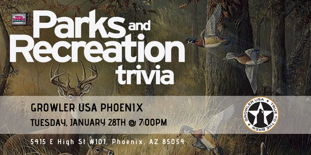 Parks & Rec Trivia at Growler USA Phoenix