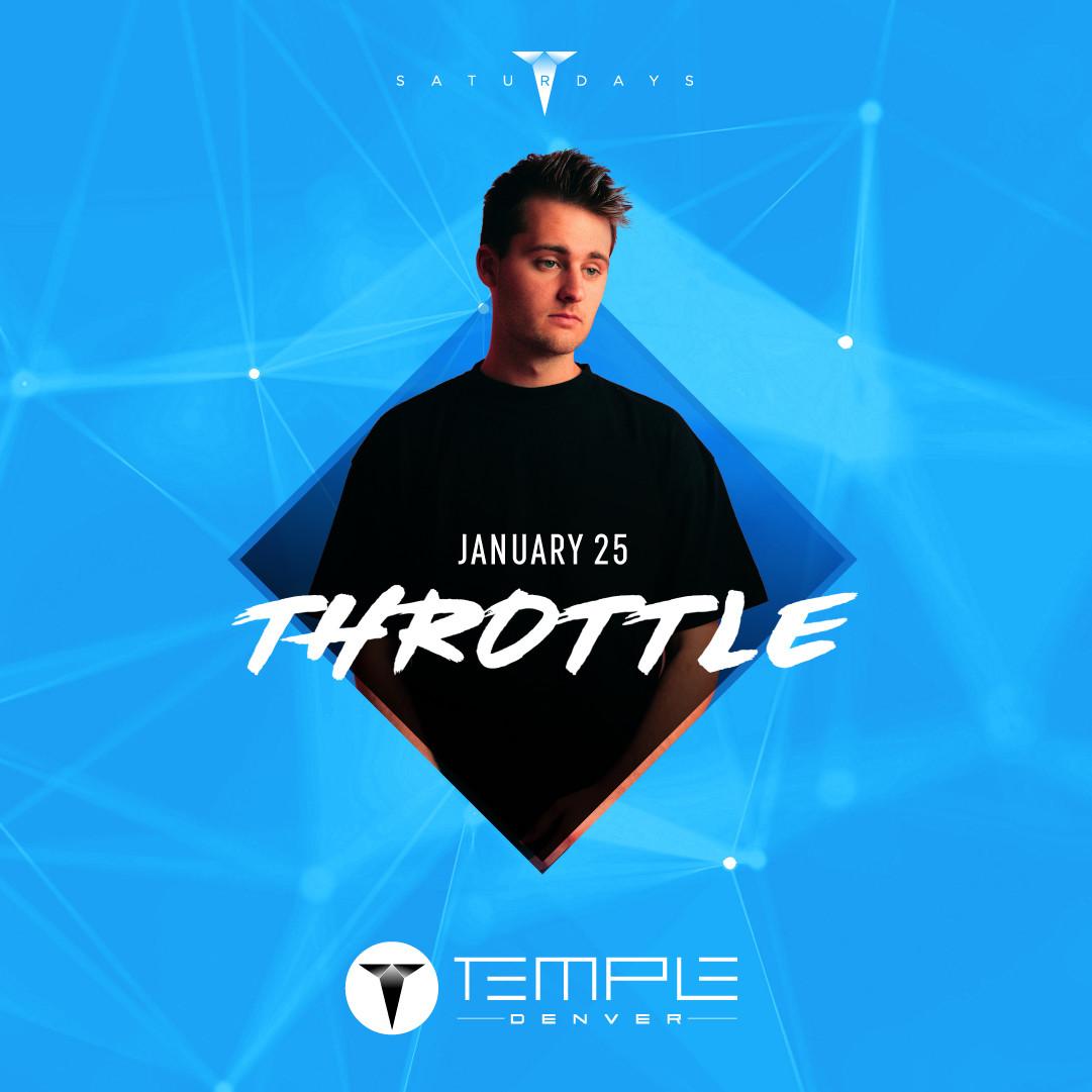 Throttle at Temple Discounted Guestlist - 1/25/2020