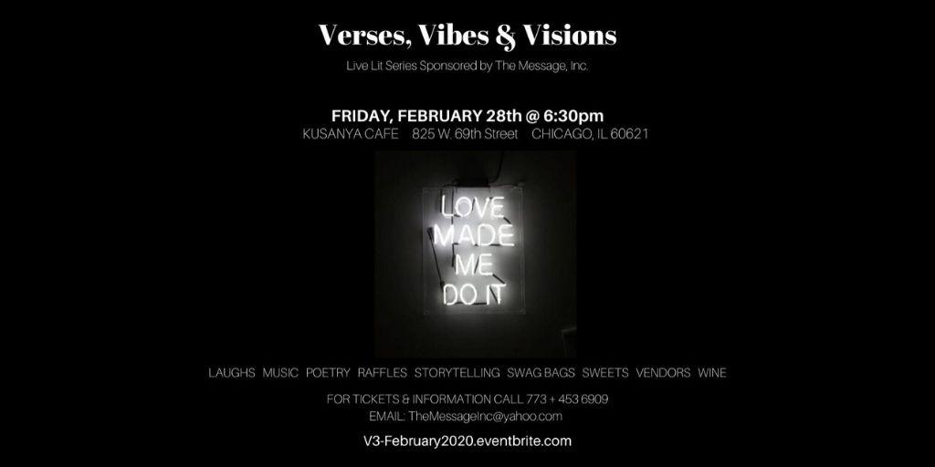Verses, Vibes & Visions Live Lit Series: Love Made Me Do It!