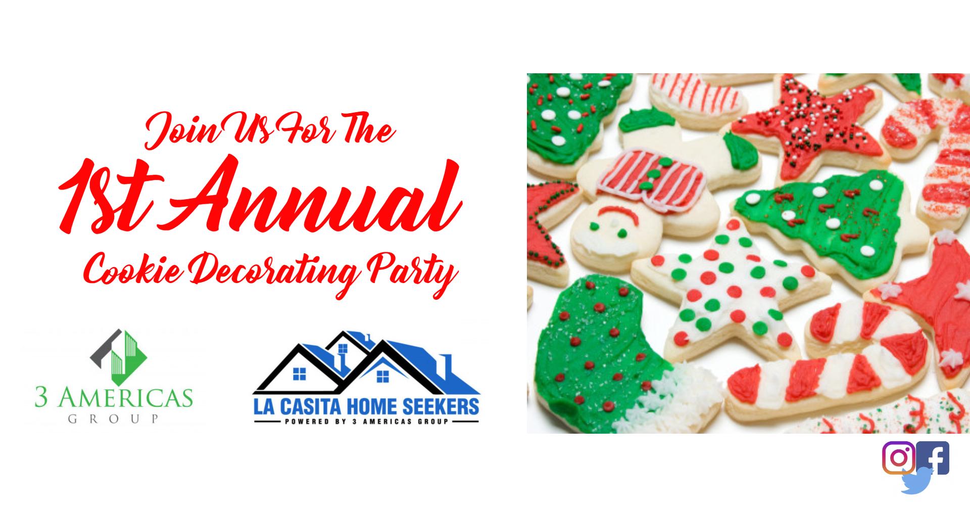 1st Annual Cookie Decorating Party