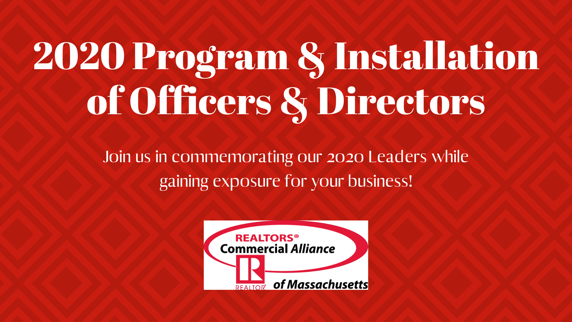 2020 Program & Installation of Officers & Directors