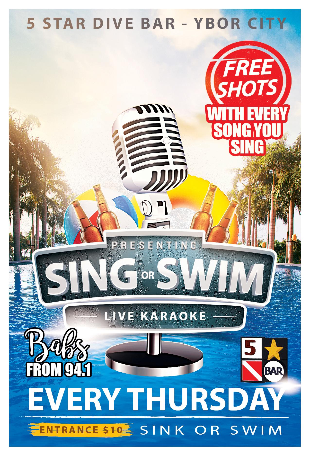 Sing or Swim (Karaoke Sink or Swim) with Babs of 94.1