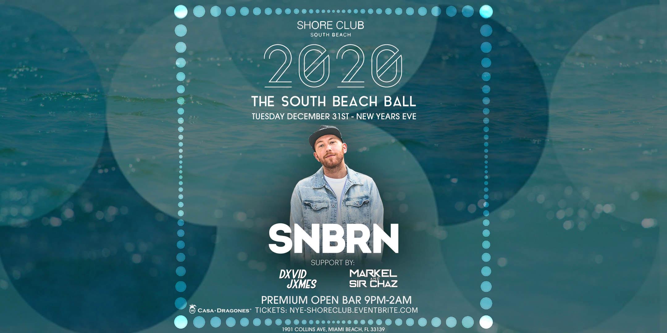 SNBRN at Shore Club Miami New Year's Eve 2020