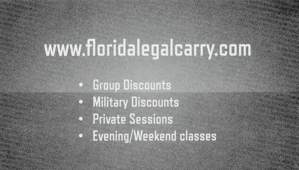 Concealed Weapons in Florida