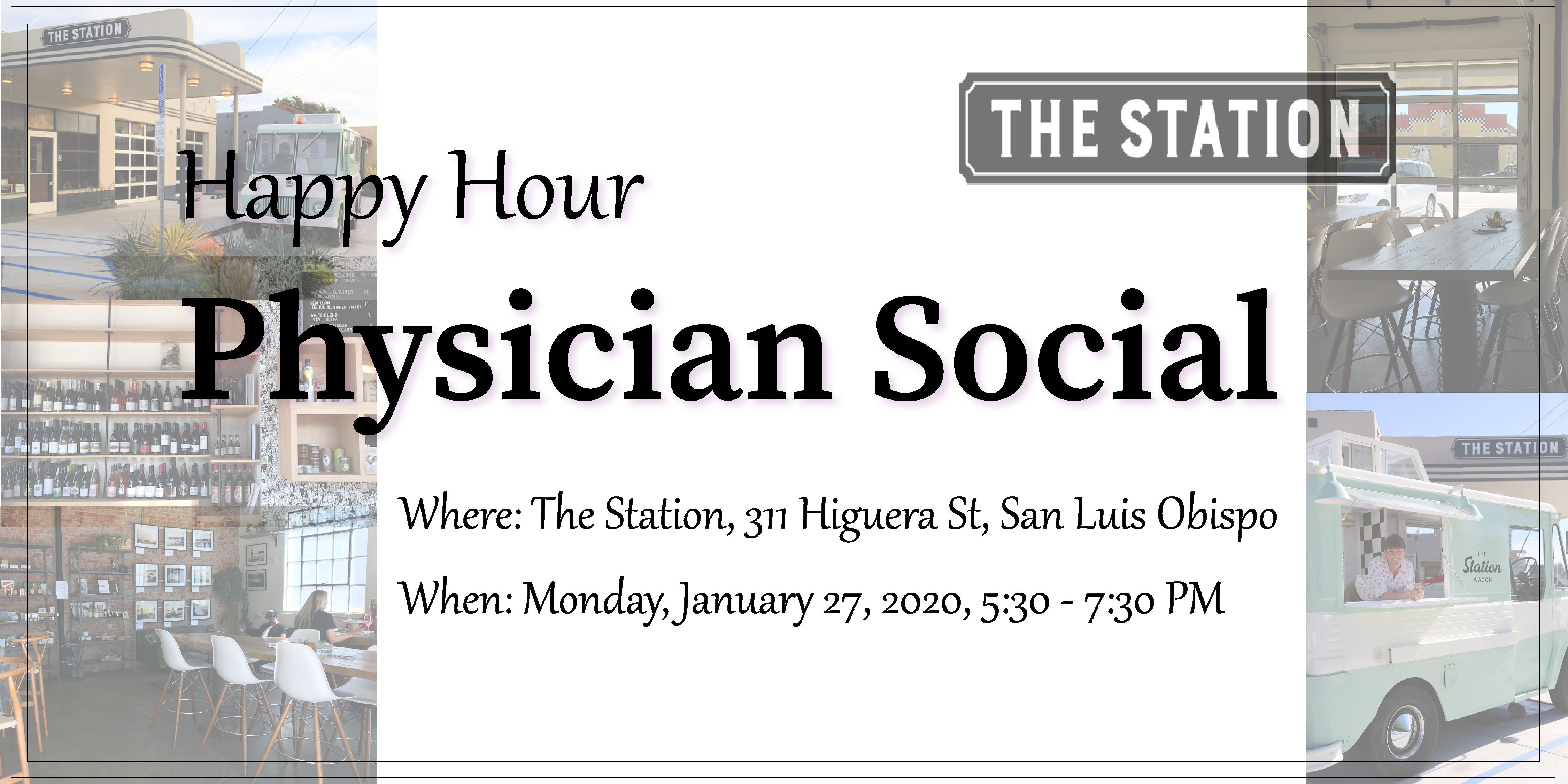 San Luis Obispo Happy Hour Physician Social 1.27.19