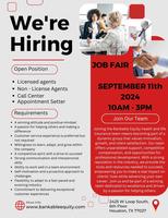 We're Hiring! Job Fair at Bankable Equity Tickets, Wed, Sep 11, 2024 at ...