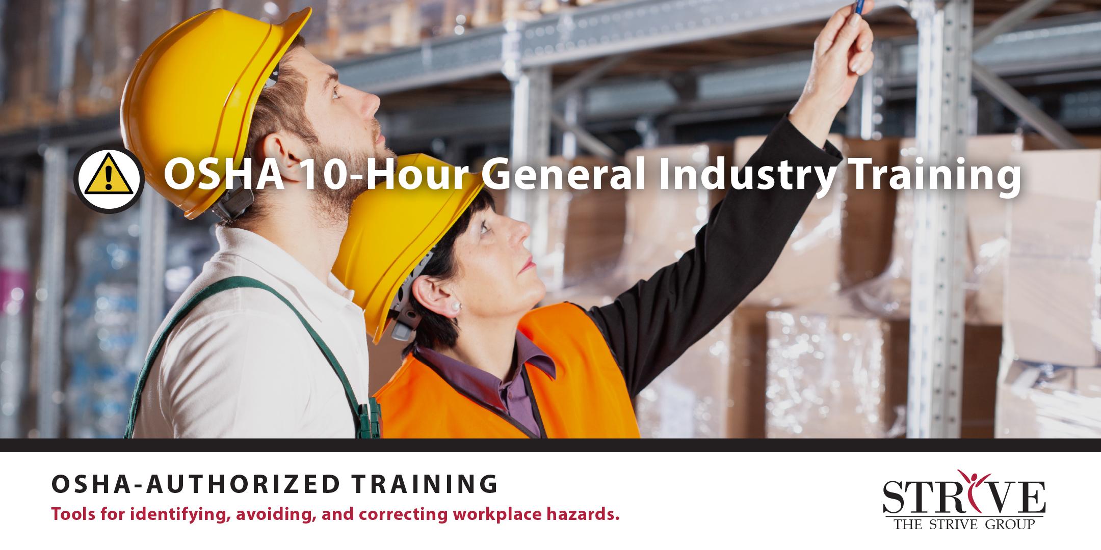 OSHA 10 - Hour General Industry Training 