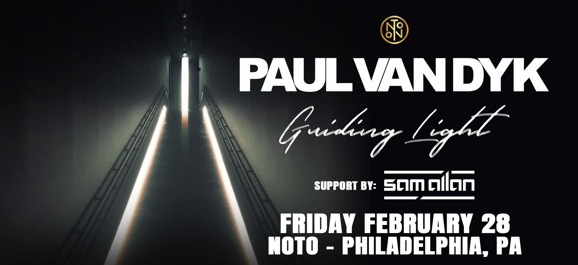 Paul Van Dyk @ Noto Philly Feb 28
