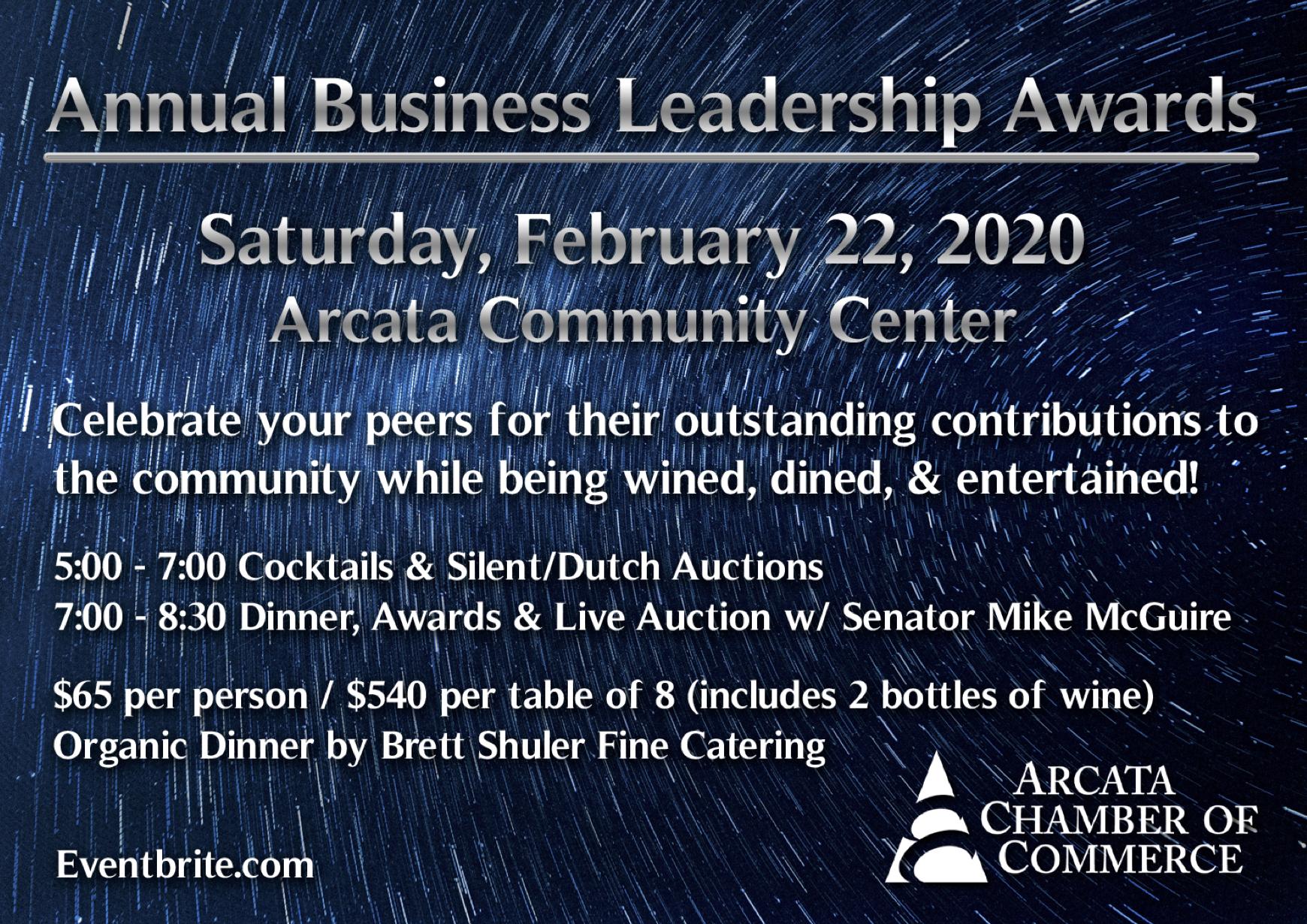 Arcata's Annual Business Leadership Awards