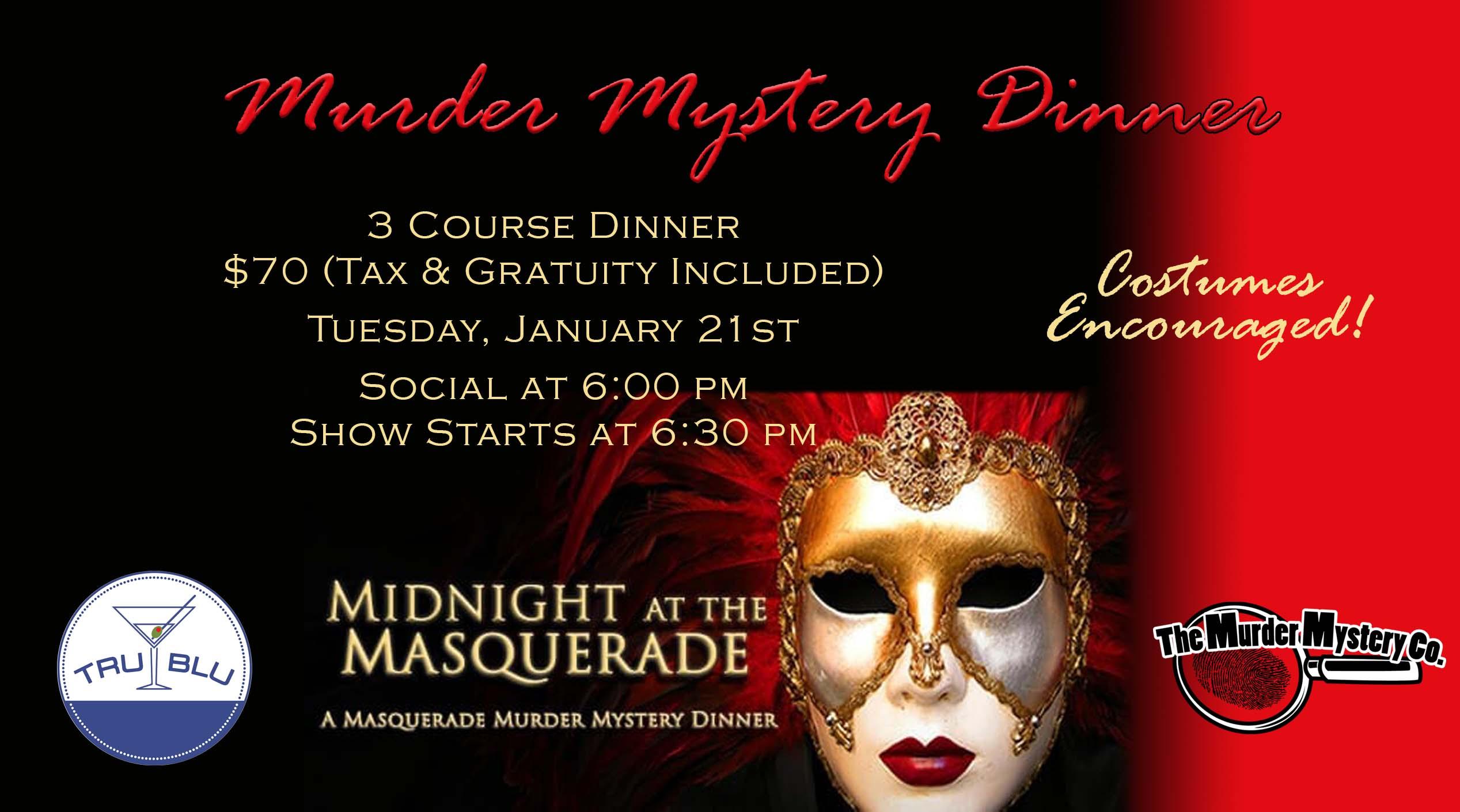 Murder Mystery Dinner - Tuesday