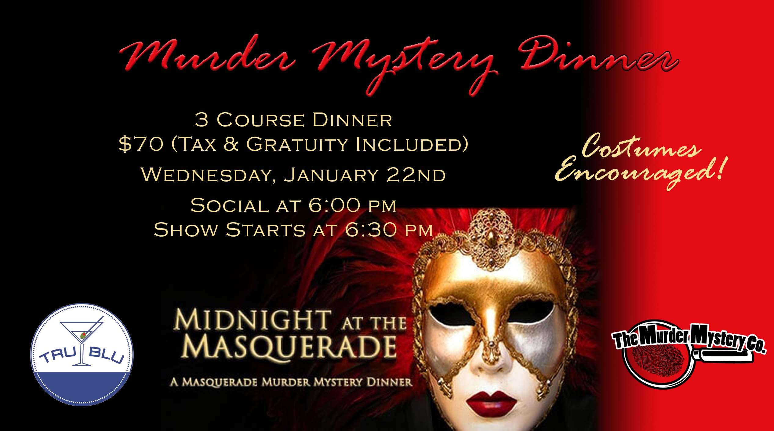 Murder Mystery Dinner - Wednesday
