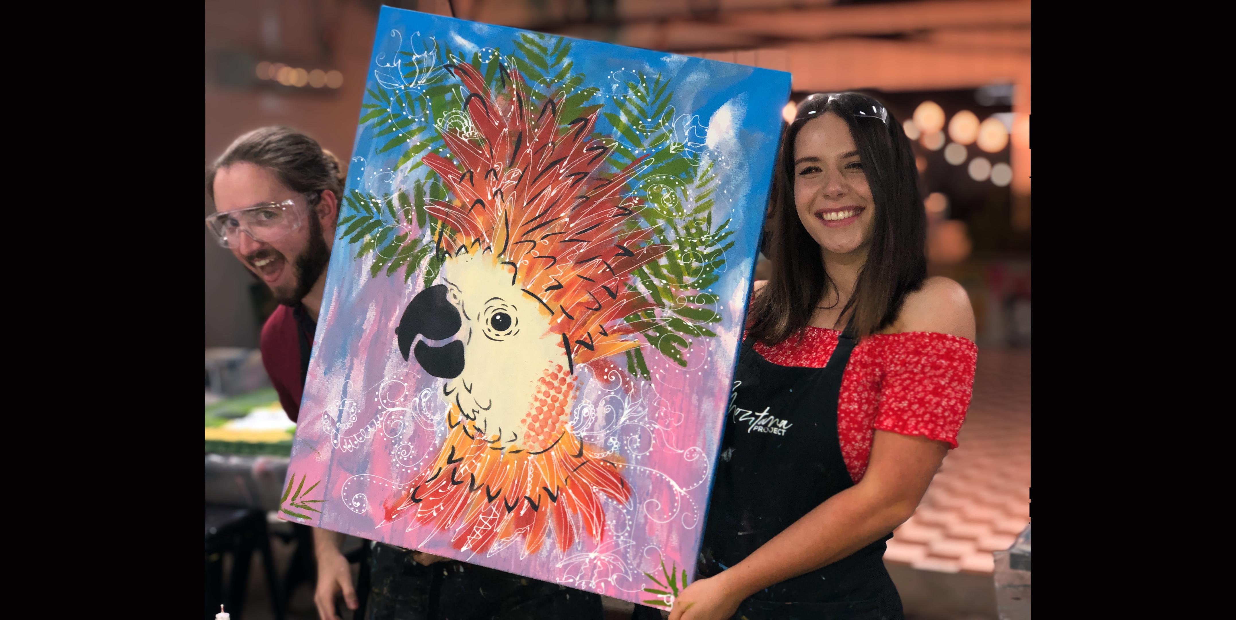 Cheeky Cockatoo Paint and Sip Brisbane 15.12.19
