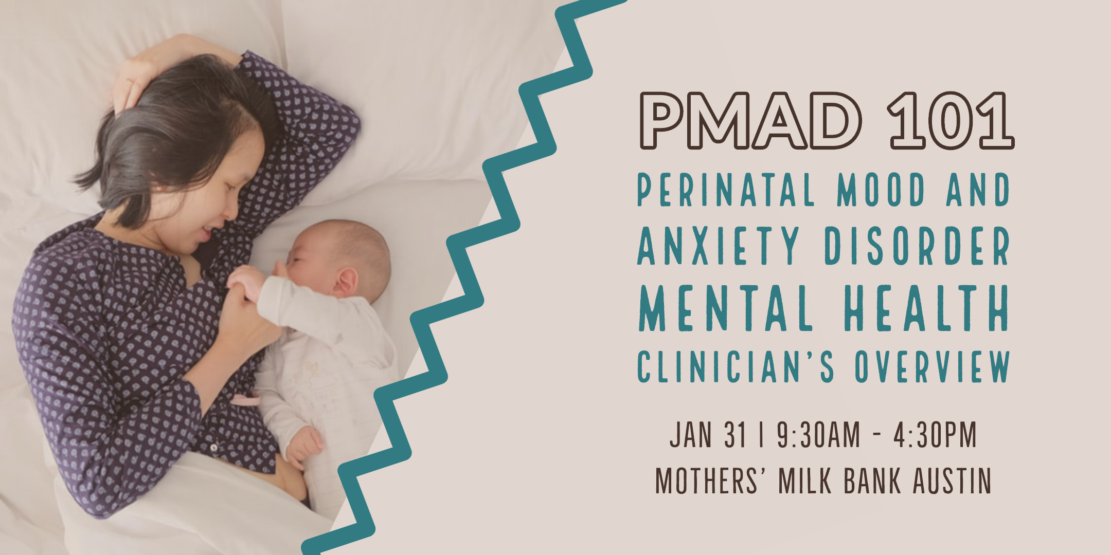 PMAD 101: Perinatal Mood and Anxiety Disorder Mental Health Clinician's Overview