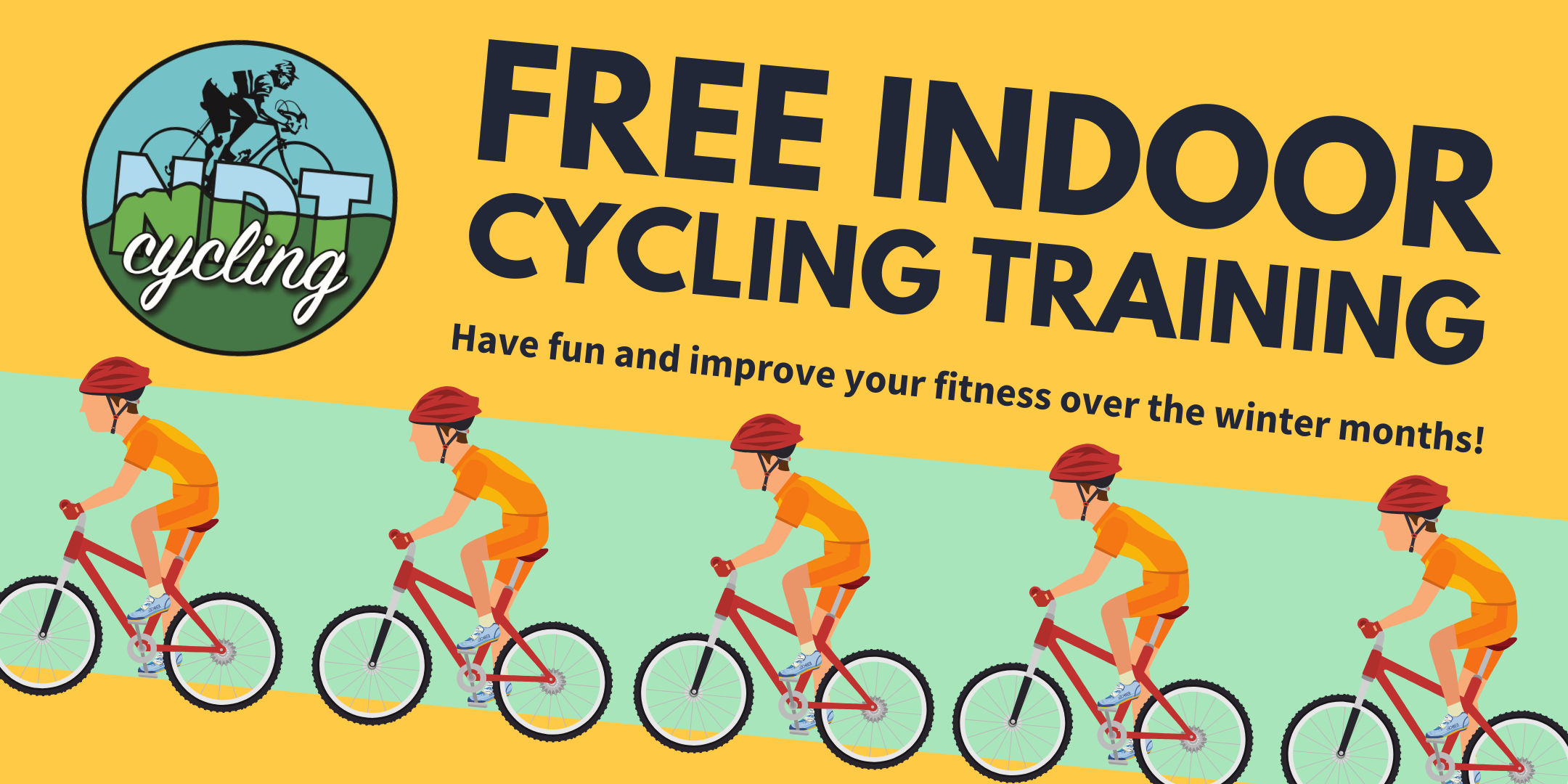 4 x FREE Indoor Winter Cycling Training Sessions (AM, 3 - 24 Mar)