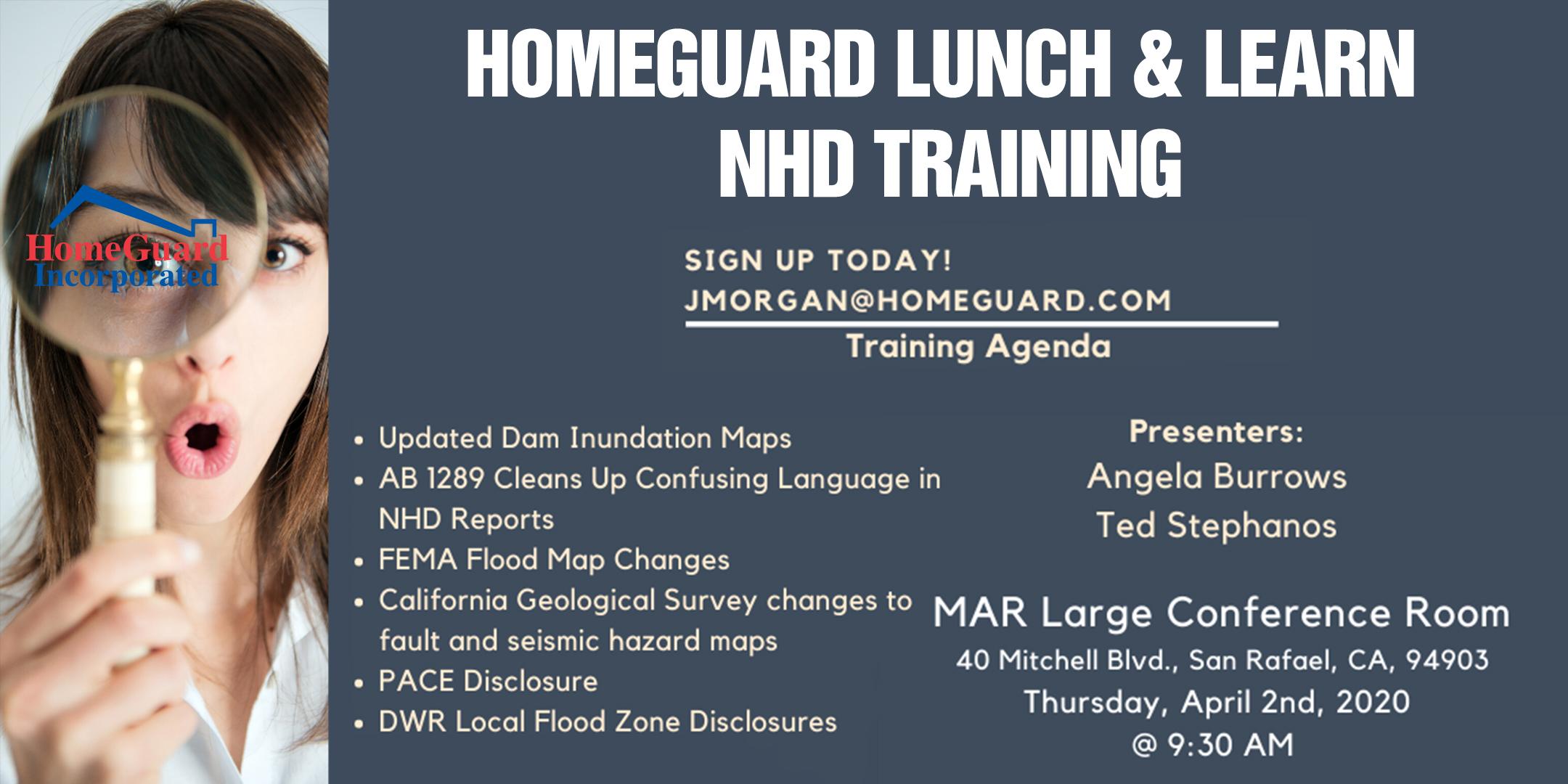 HomeGuard NHD Training - Breakfast & Learn