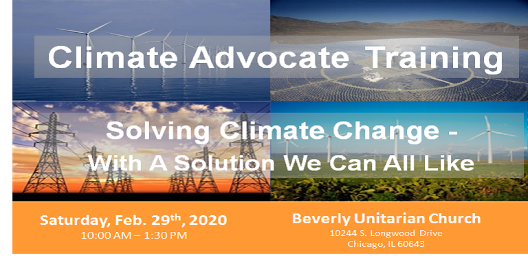 Climate Advocate Training Session - Beverly-Chicago