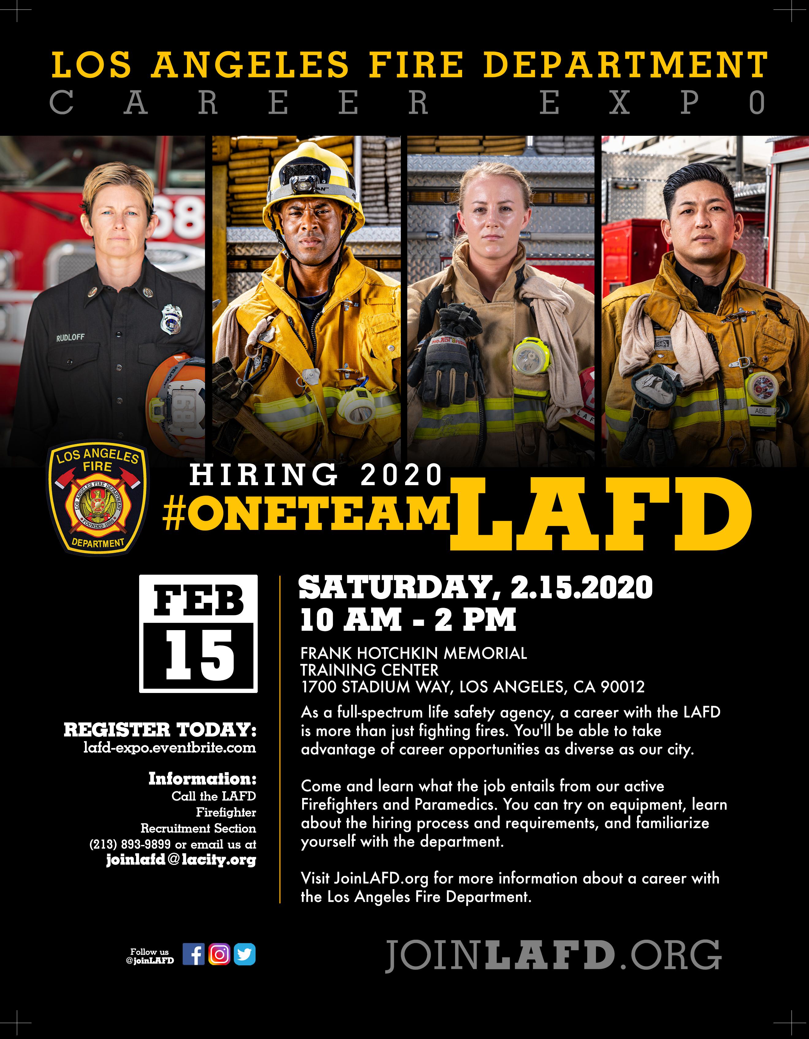 Los Angeles Fire Department Career Expo - 15 FEB 2020