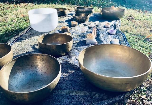 Sound Bath with Gongs, Crystal and Metal bowls