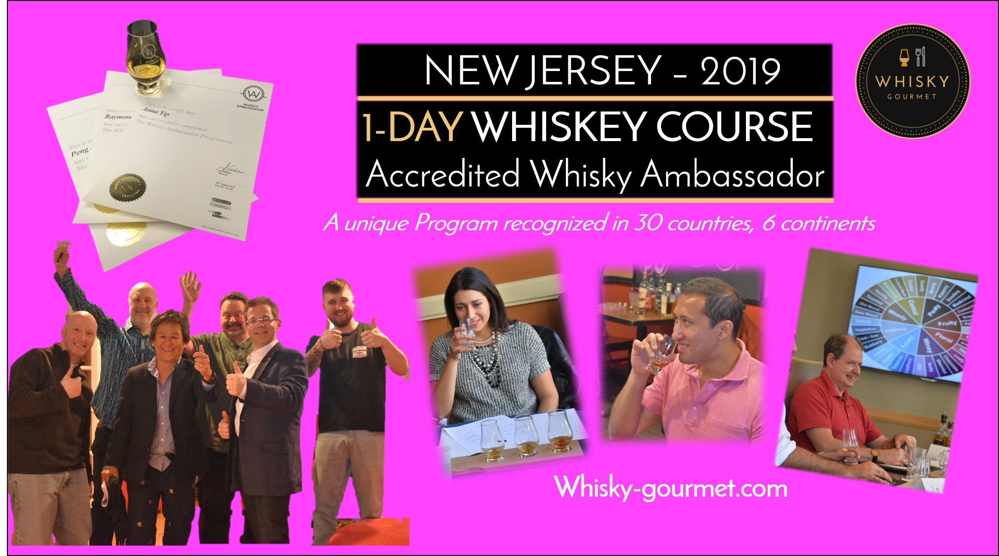 Whiskey: Want to Become Knowledgeable & certified? One-day course