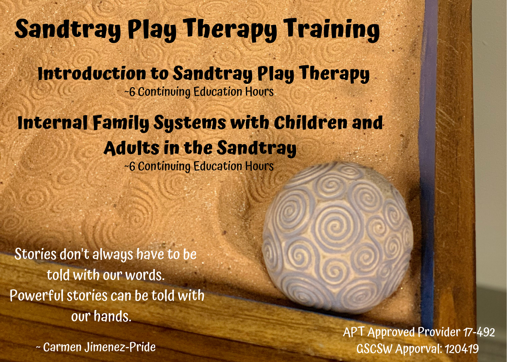 Sandtray Play Therapy Training