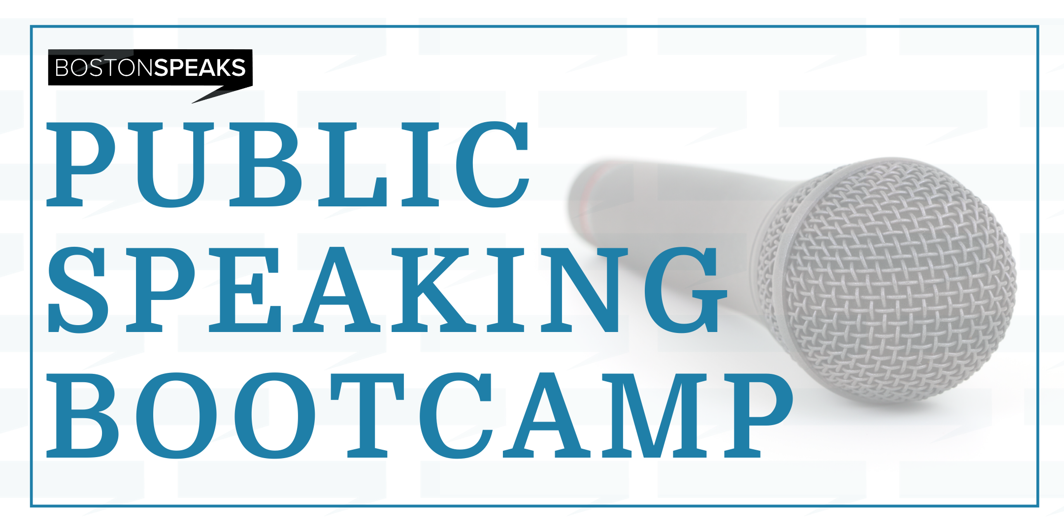 SPEAK - Public Speaking Bootcamp