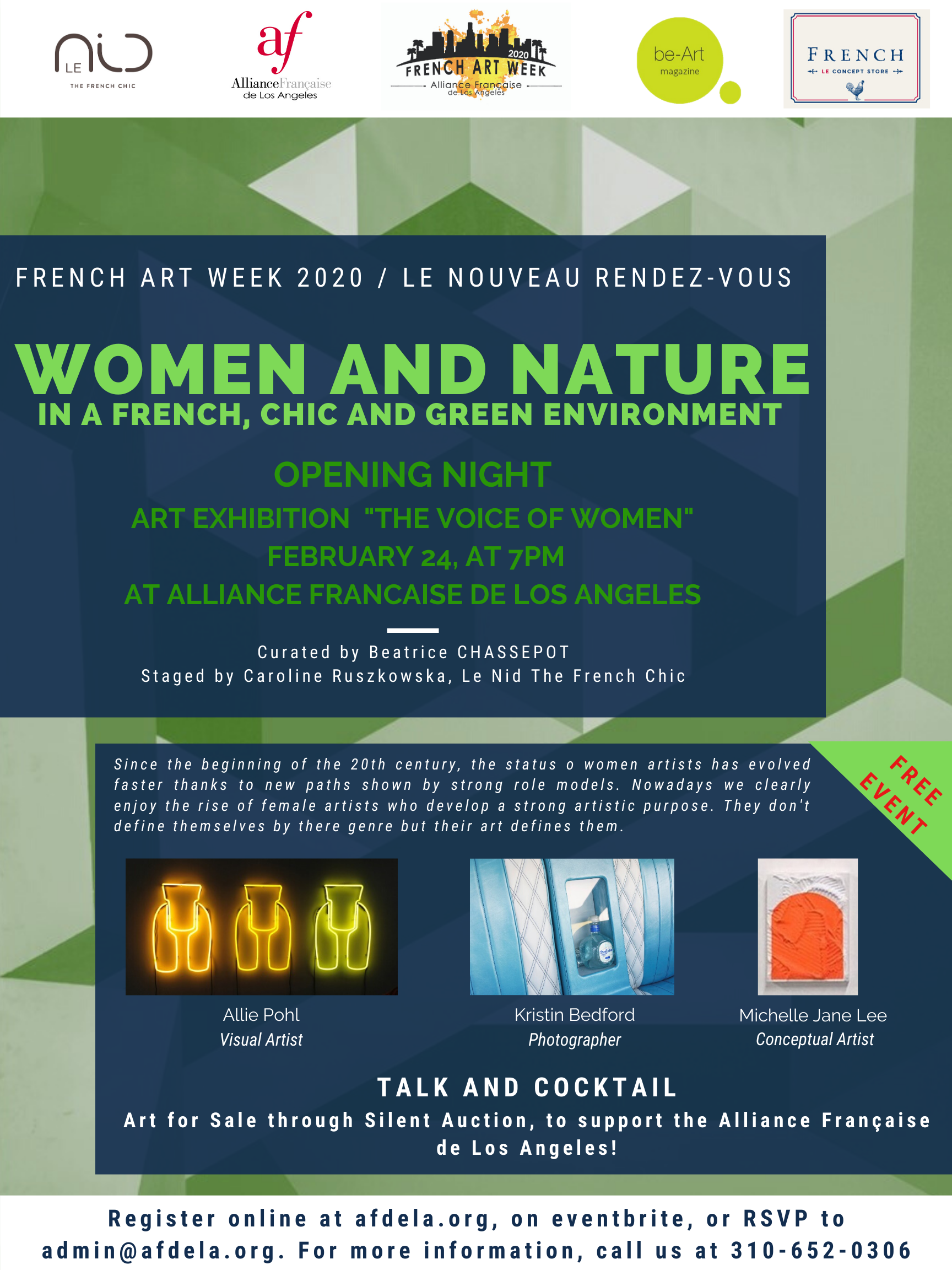 FRENCH ART WEEK 2020- WOMEN AND NATURE - Opening Night