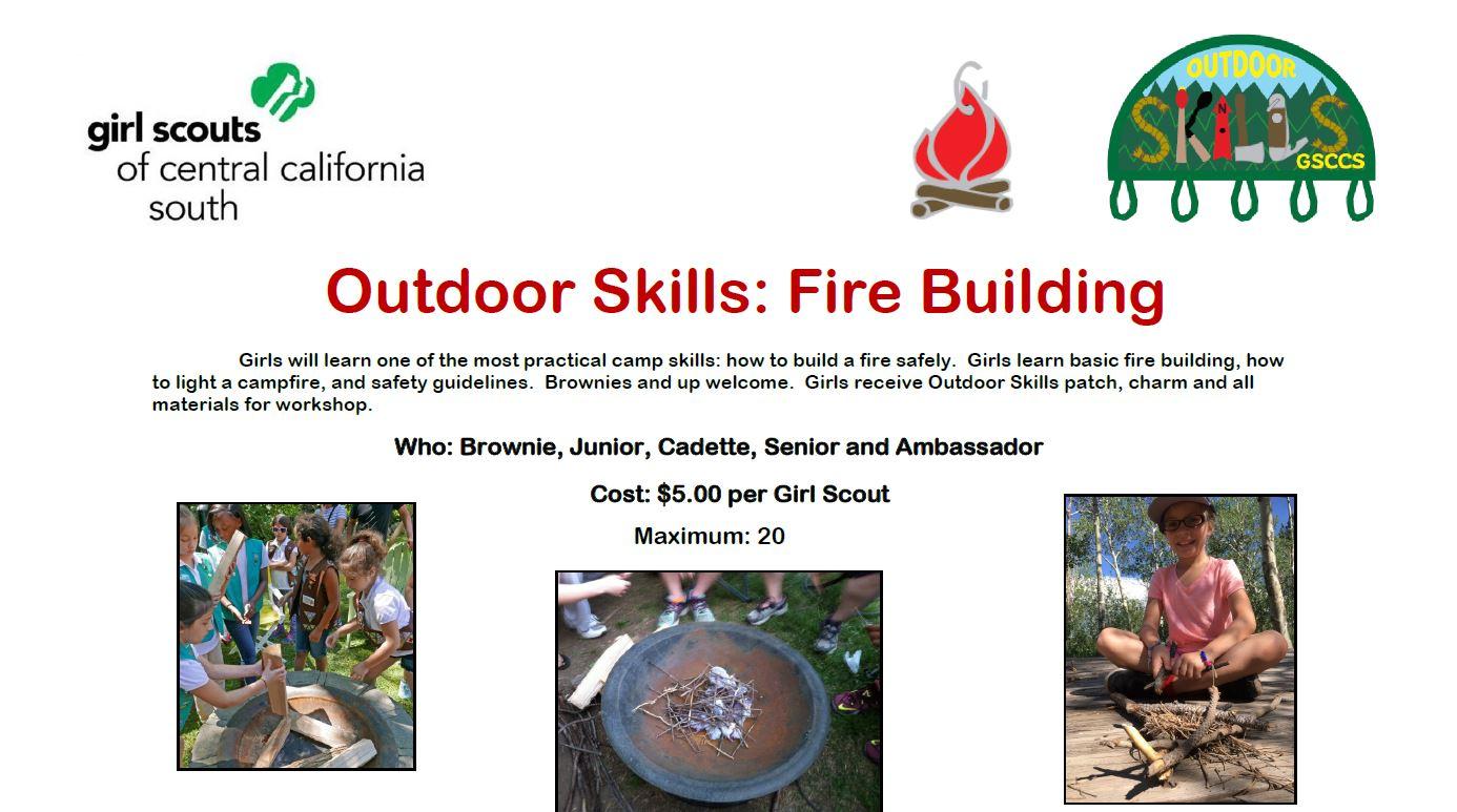 Outdoor Skills: Fire Building - Madera