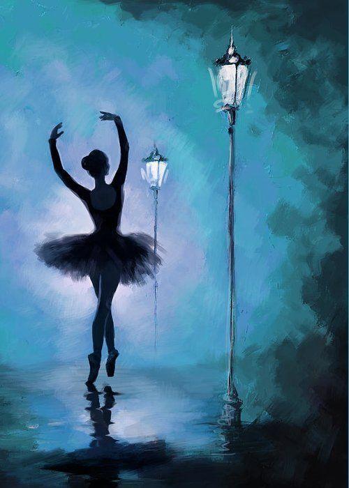 Ballerina In the Night - Social Art Class