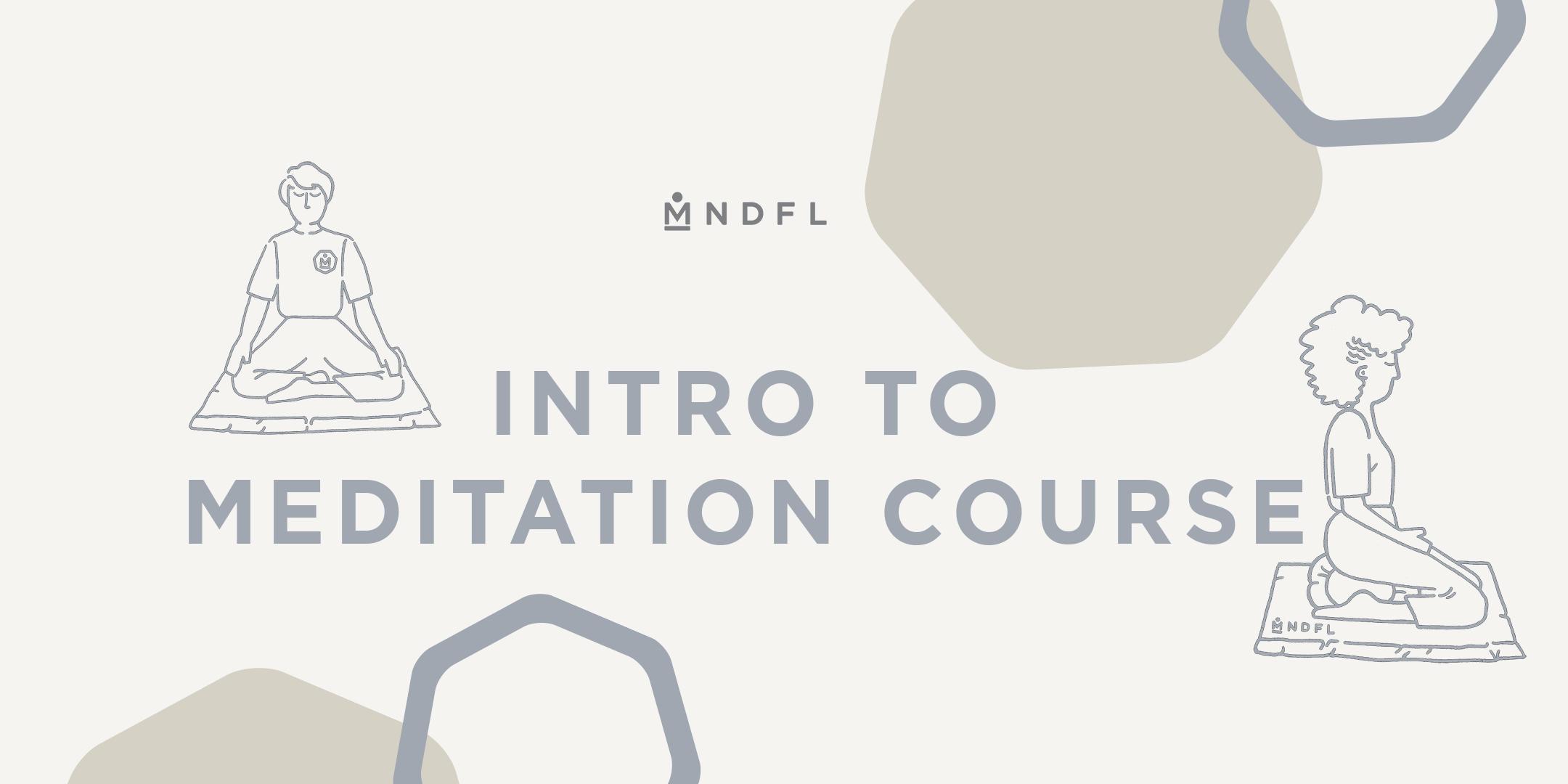 Meditation for Beginners (4-week in-person course)