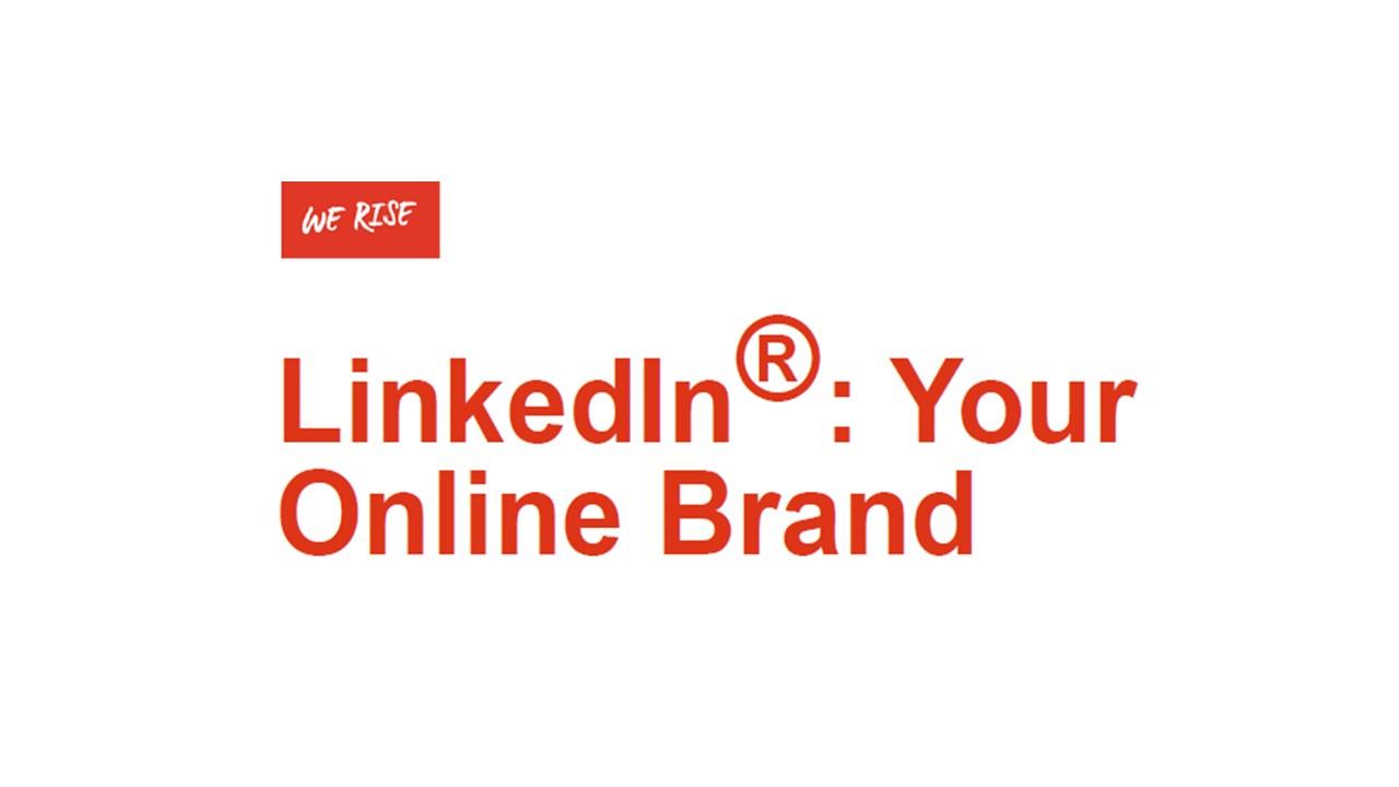 Personal Branding/LinkedIn Workshop - University of Phoenix - River Park