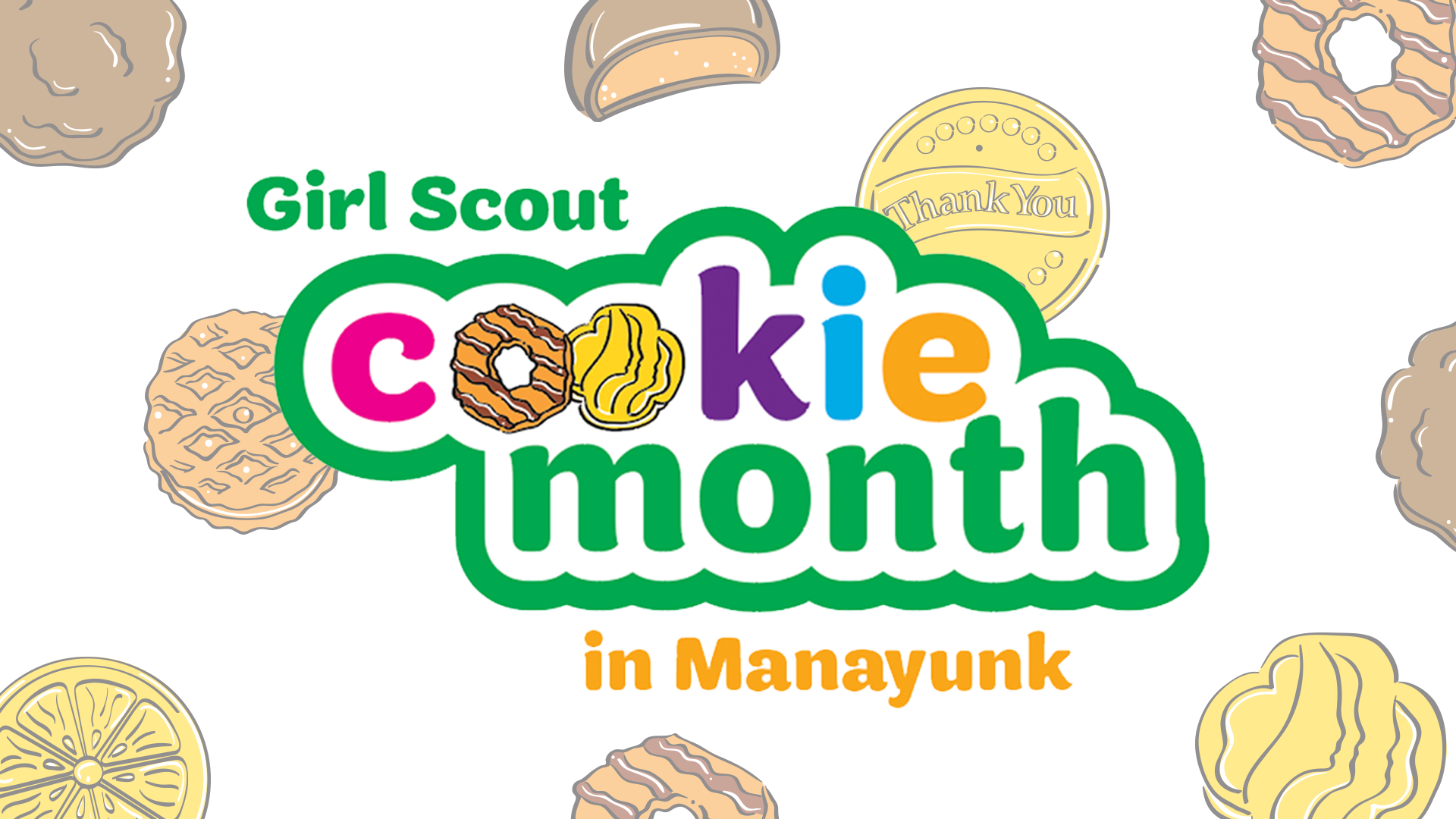 Girl Scout Cookie Month in Manayunkk