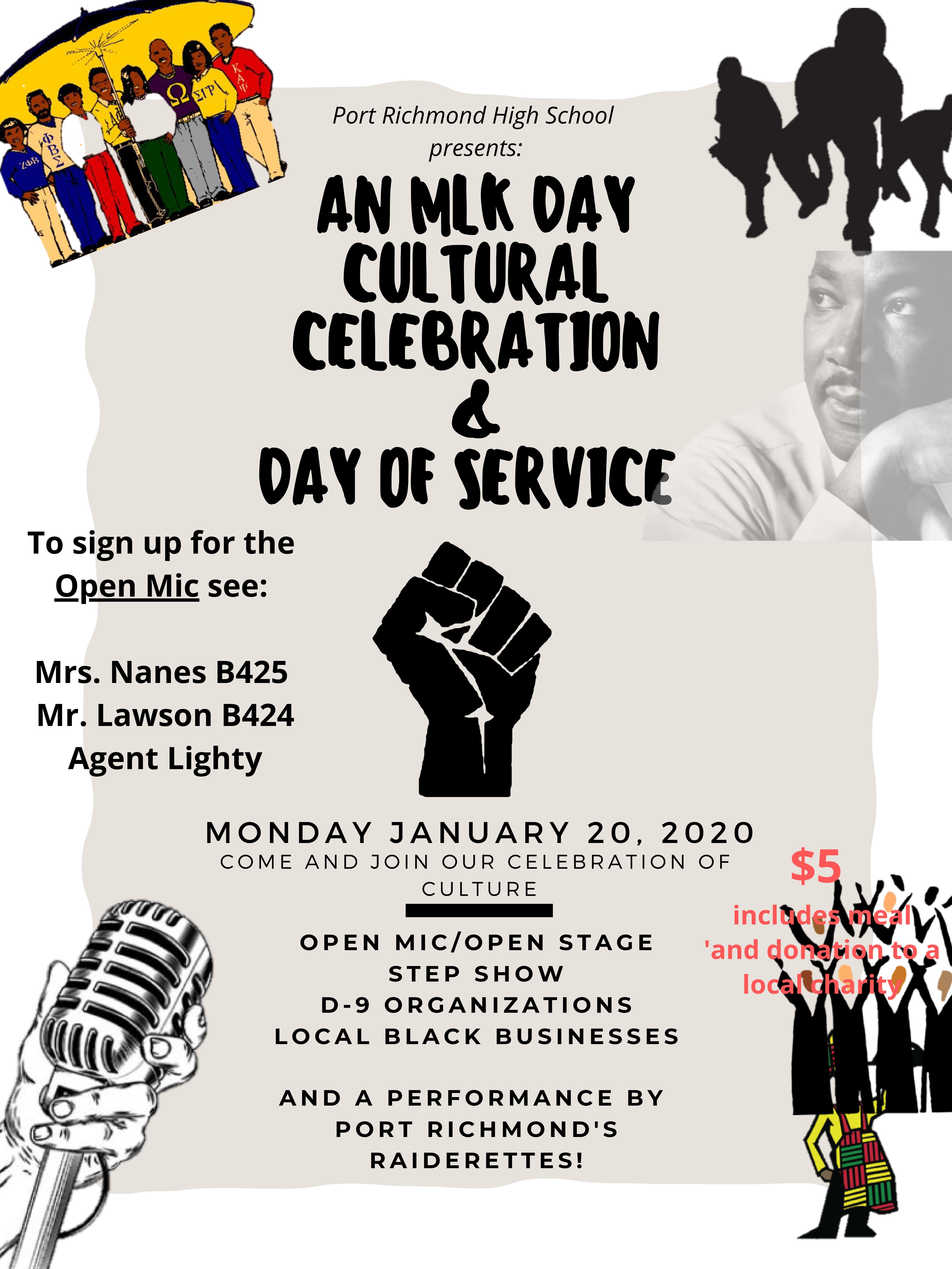 Port Richmond High School's MLK Cultural Celebration & Day of Service