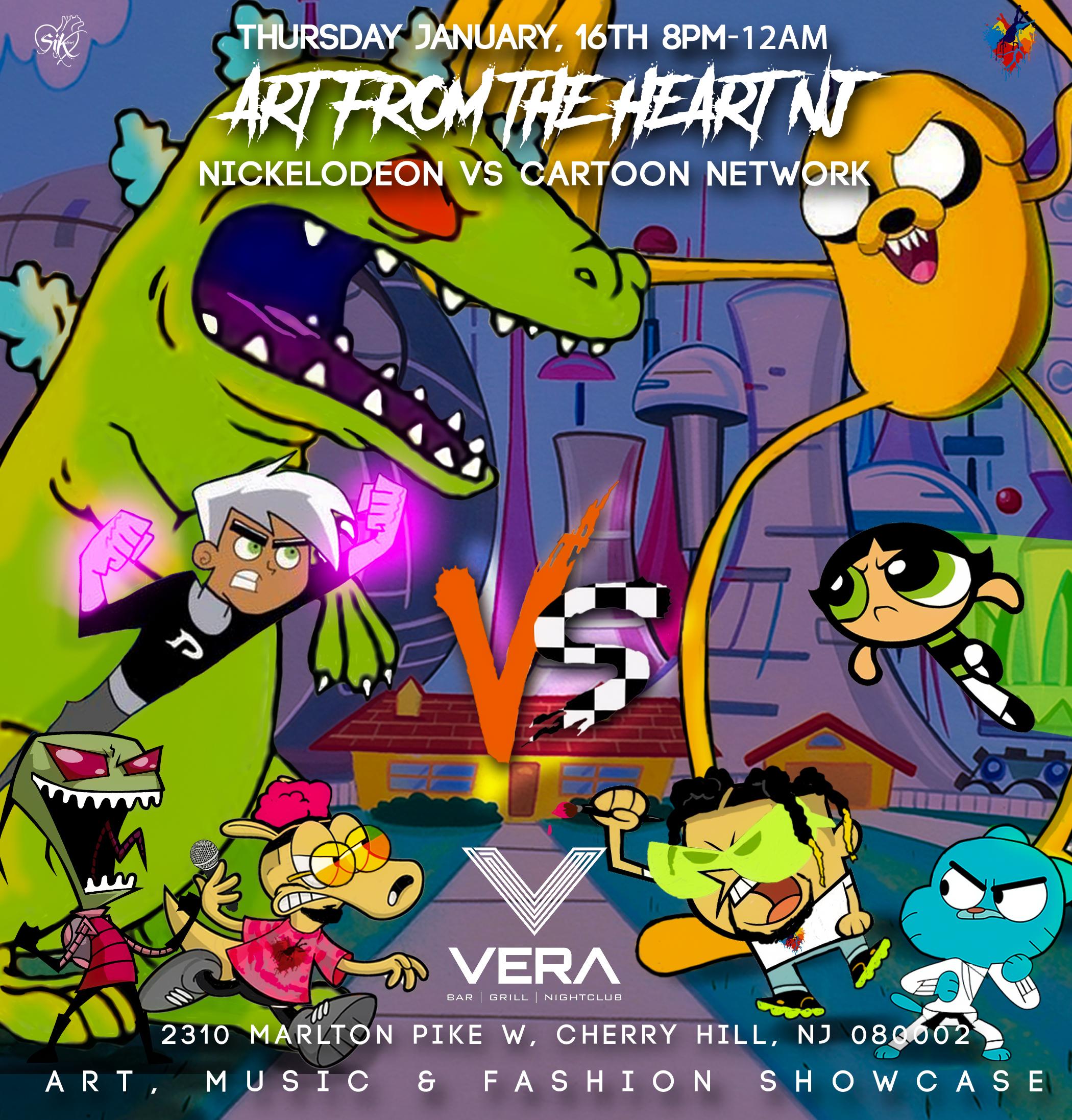 Art From The Heart NJ Nickelodeon vs Cartoon Network Art/Fashion Experience  - 16 JAN 2020
