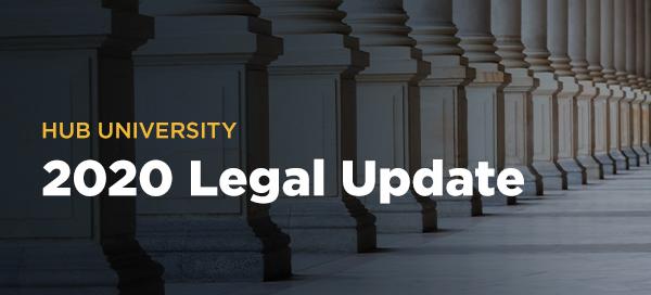[Bellevue] HUB University: 2020 Employee Benefits Legal Update