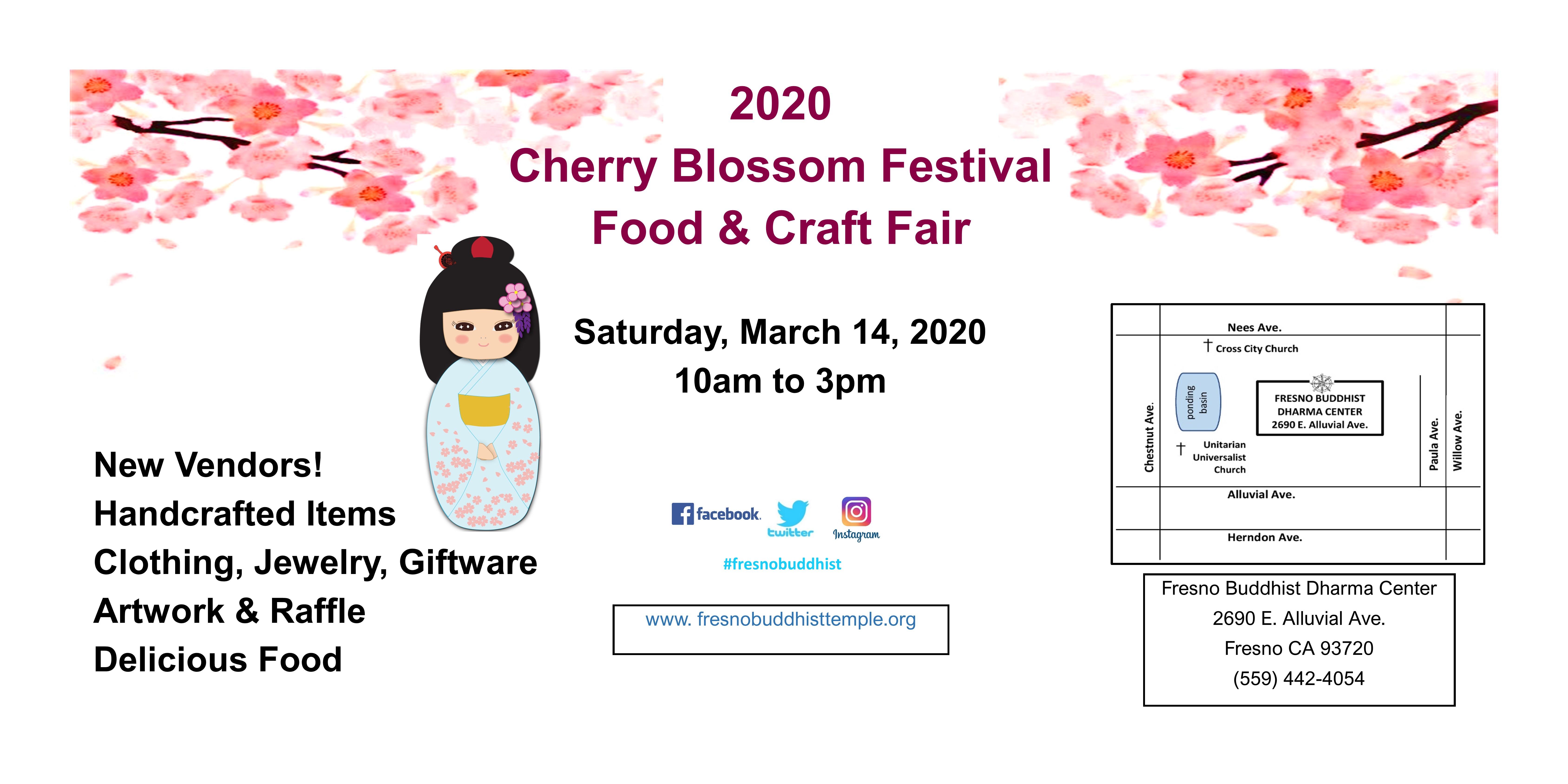 2020 Cherry Blossom Festival Food & Craft Fair