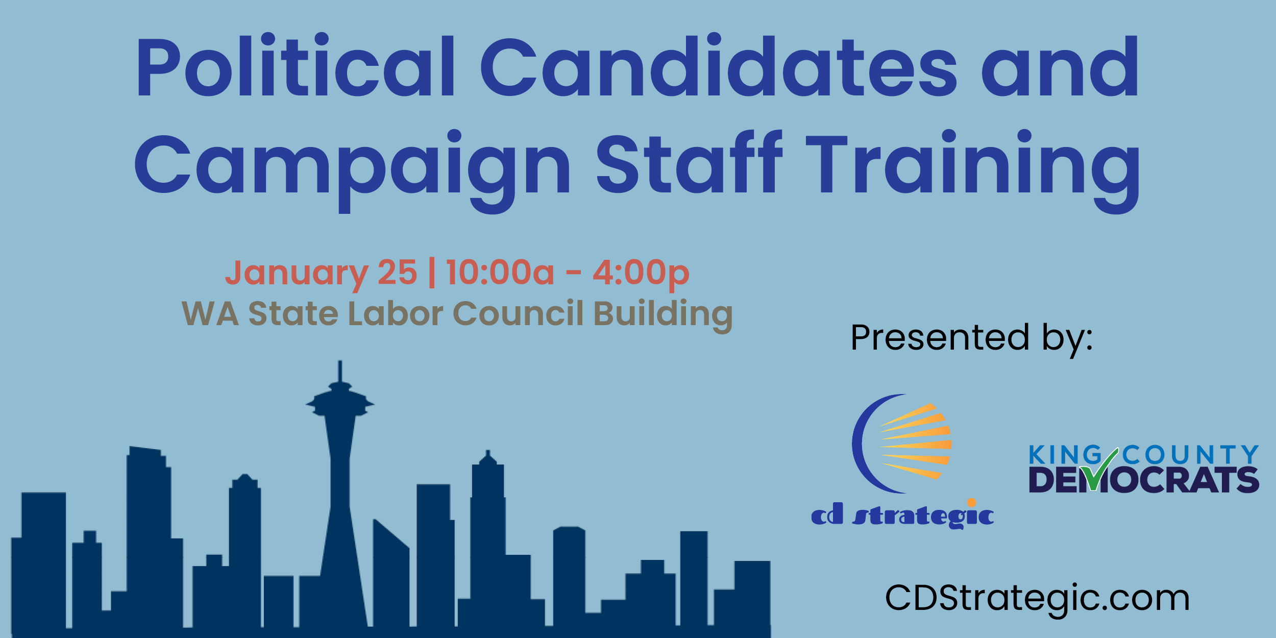 Political Candidates and Campaign Staff Training
