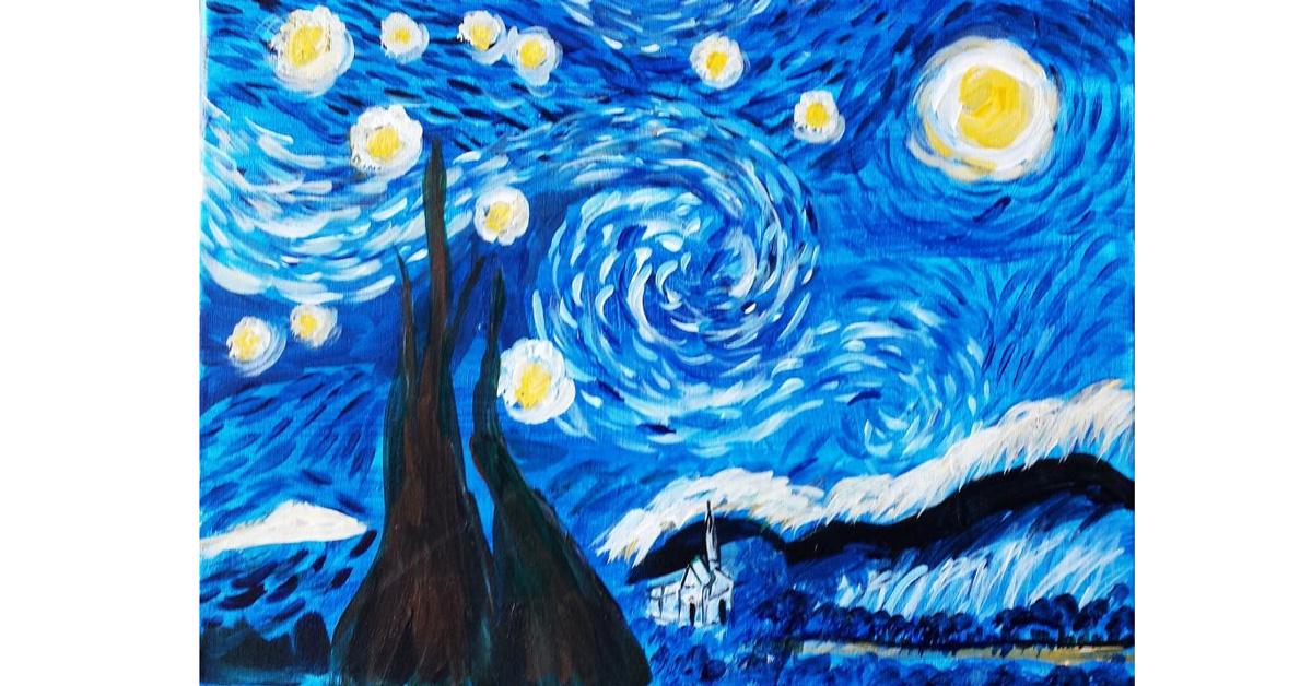 2/27 - Van Gogh's Starry Night @ Chandler Reach, Woodinville