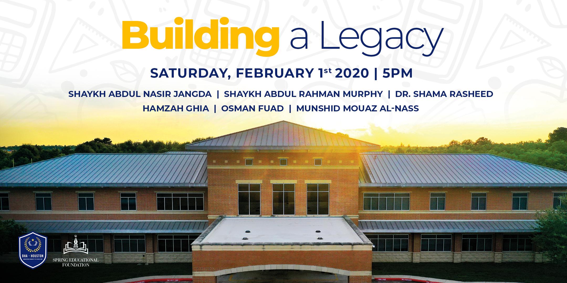 Building A Legacy - Benefit Dinner
