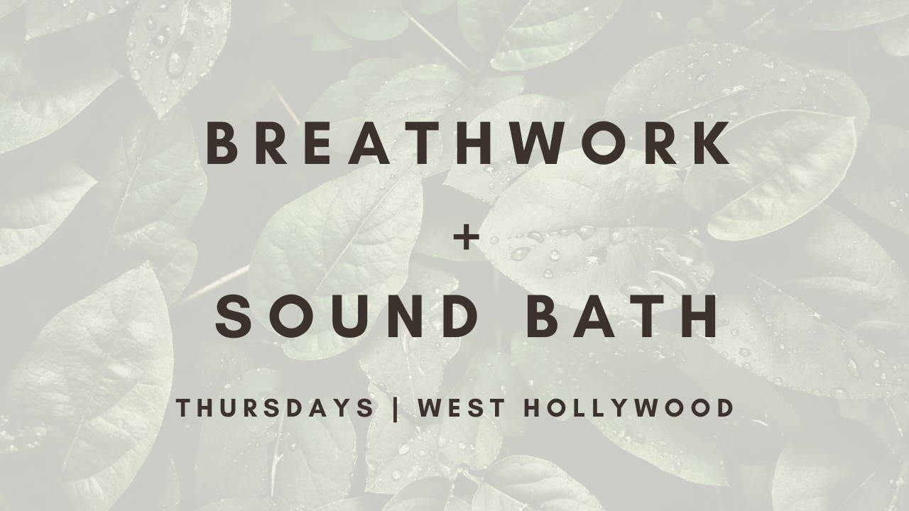 Manifestation Breathwork Sound Bath (Thursdays)